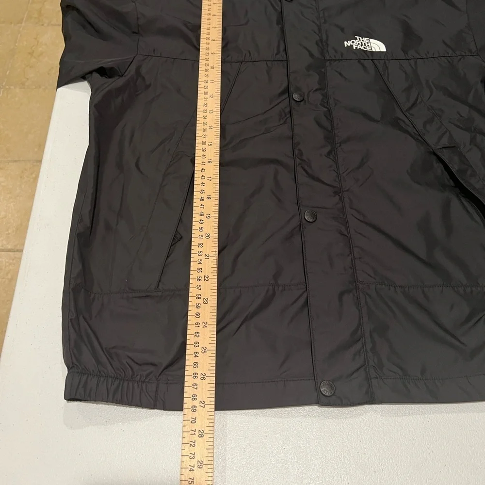 The North Face Rain Hoodie Black Full Zip Teen 18-20 Years  NWOT